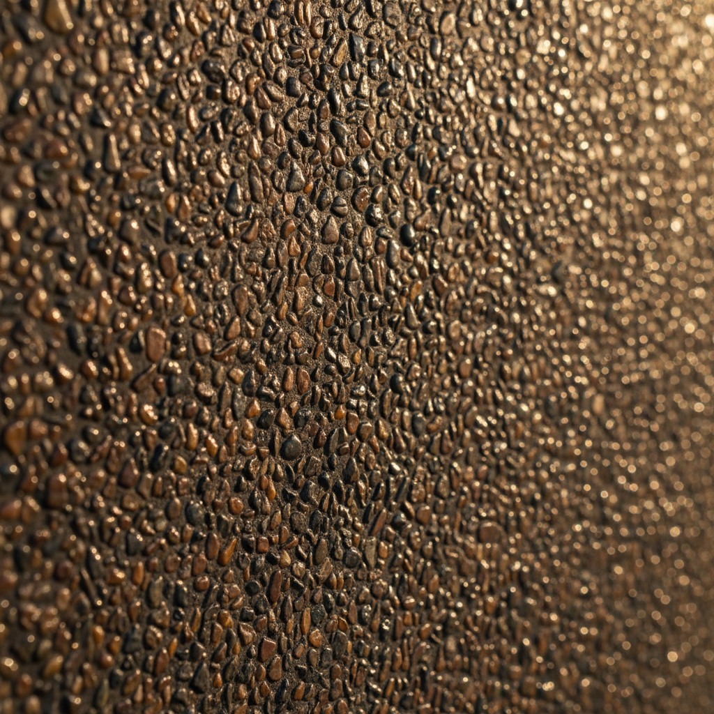 New pebble aggregate finish applied during pool renovation , PebbleTec surface texture detail, Sarasota